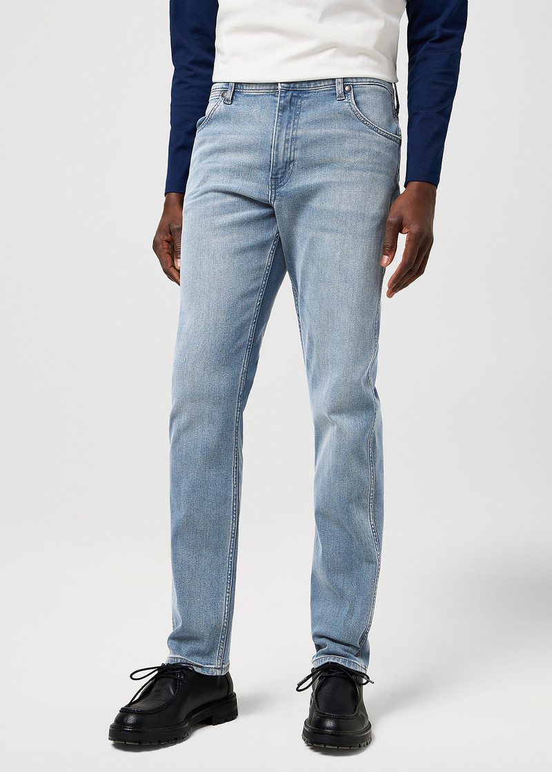 Mskie Spodnie Dinsowe Wrangler Greensboro Grey Light - 112370850