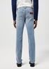 Meskie Spodnie Dzinsowe Wrangler Greensboro Grey Light - 112370850