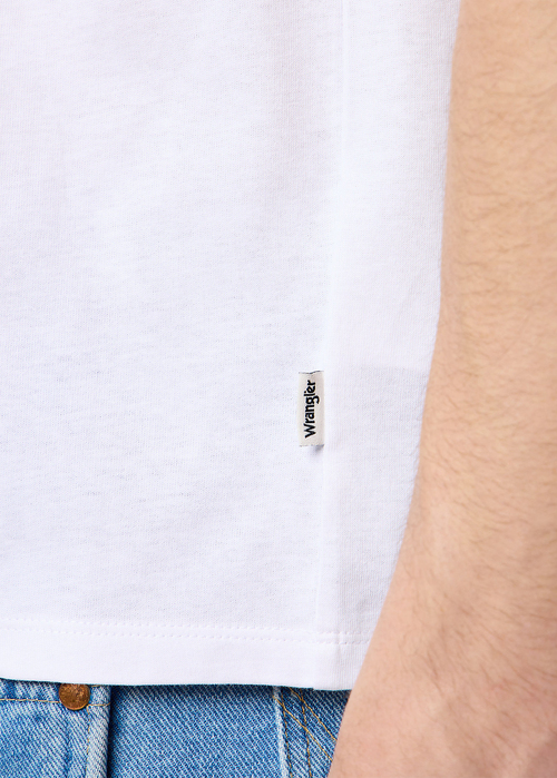 Meski T Shirt Wrangler 3pack Regular Tees White Navy Black - 112371481