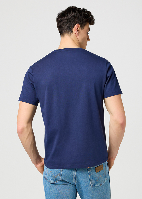 Meski T Shirt Wrangler 3pack Regular Tees White Navy Black - 112371481