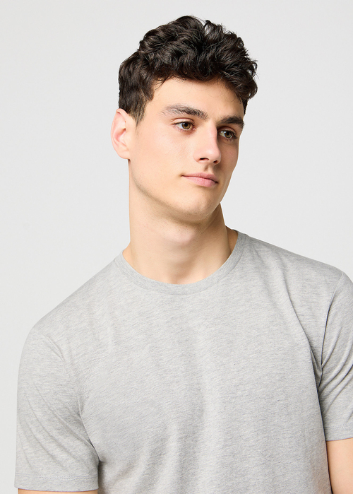 Meski T Shirt Wrangler 3pack Regular Tees White Grey Black - 112371482