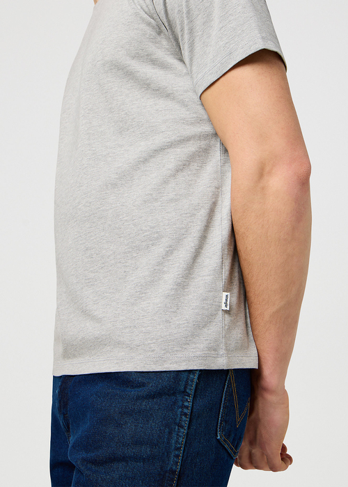 Meski T Shirt Wrangler 3pack Regular Tees White Grey Black - 112371482