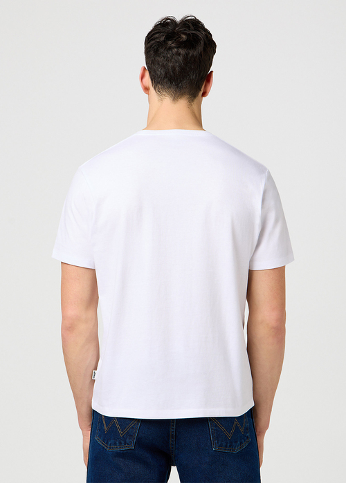 Meski T Shirt Wrangler 3pack Regular Tees White Grey Black - 112371482