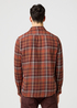 Mska Koszula Materiaowe Wrangler One Pocket Flannel Shirt Fired Brick - 112371430