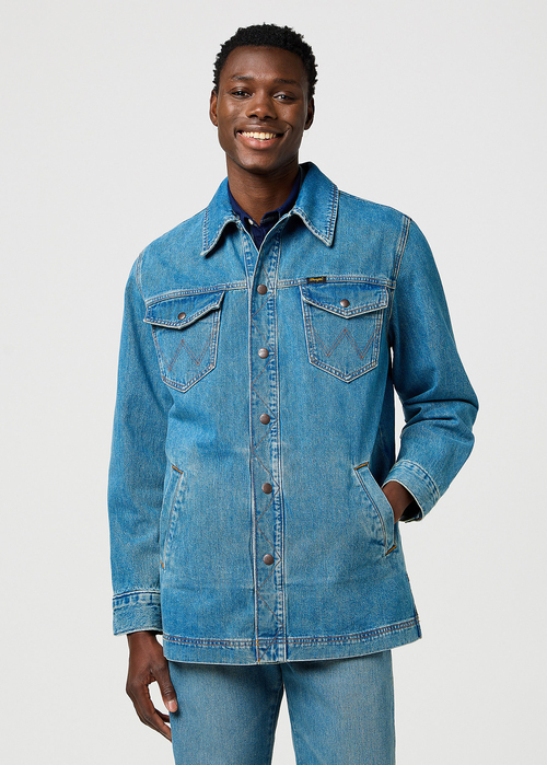 Wrangler Relaxed Wrangler Denim Jacket - Iron Forge 112371445