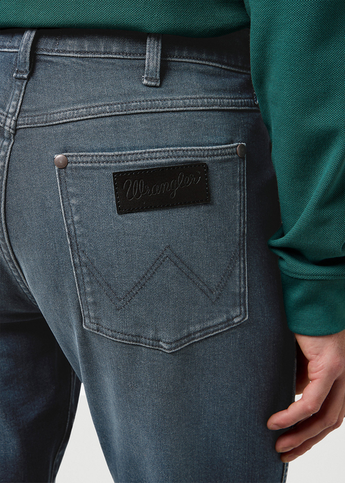 Meskie Spodnie Dzinsowe Wrangler Larston Ocean Storm - 112371027