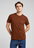 Mski T Shirt Lee Short Sleeve Logo Tee Luxe Brown - 112370498