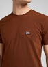 Mski T Shirt Lee Short Sleeve Logo Tee Luxe Brown - 112370498