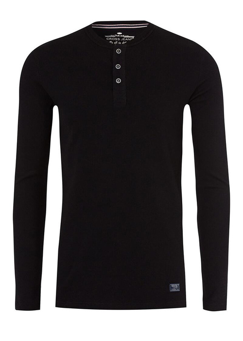 Cross Jeans Czarny Long Sleeve - 15129-020