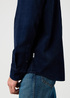 Meska Koszula Materialowe Wrangler 1 Pocket Courdoy Shirt Navy - 112371527