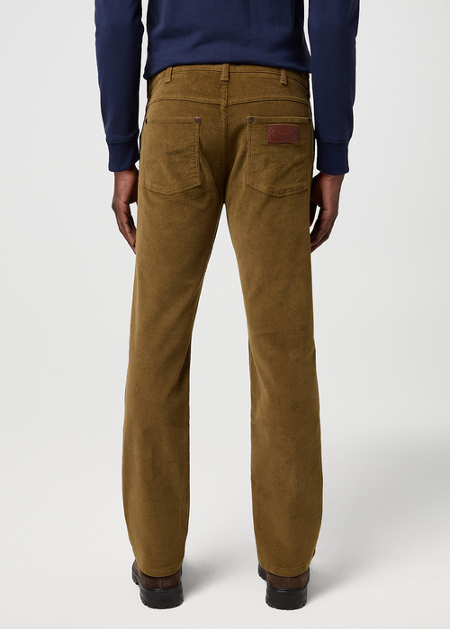 Meskie Spodnie Materialowe Wrangler Szturksowe Greensboro Kangaroo - 112370845