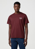 Meski T Shirt Wrangler Graphic Tee Decadent Chocolate - 112371419