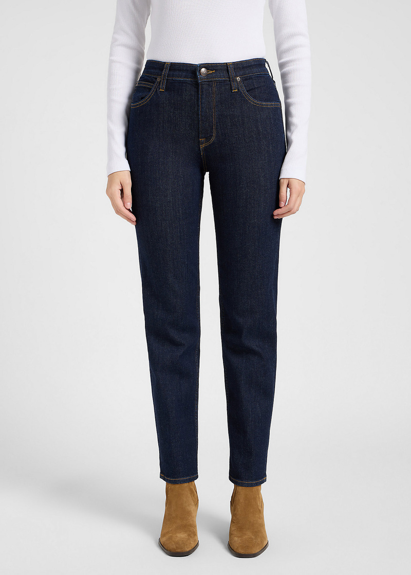 Damskie Spodnie Dzinsowe Lee Carol Deepest Space - 112372650