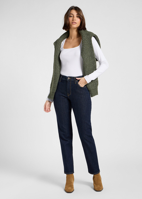 Damskie Spodnie Dzinsowe Lee Carol Deepest Space - 112372650