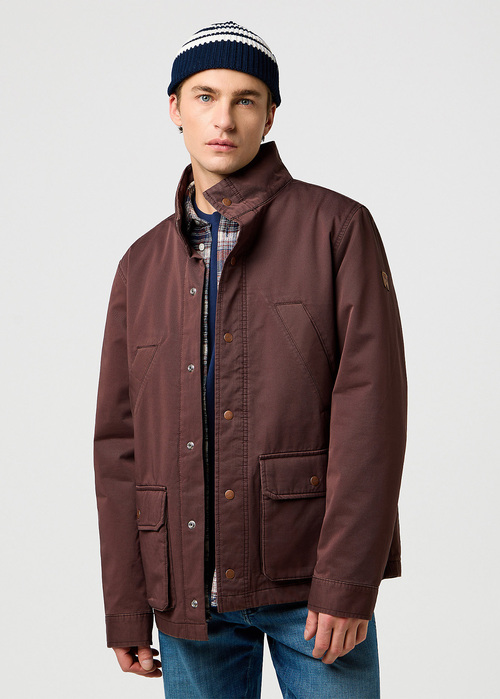 Czapka Zimowa Wrangler Striped Beanie Dark Navy - 112372408