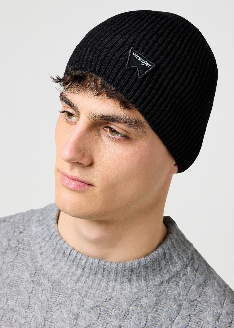 Mska Czapka Zimowa Wrangler Easy Beanie Black - 112372410
