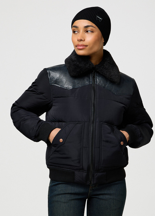 Mska Czapka Zimowa Wrangler Easy Beanie Black - 112372410