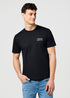 Meski T Shirt Wrangler Small Americana Tee Black - 112371411