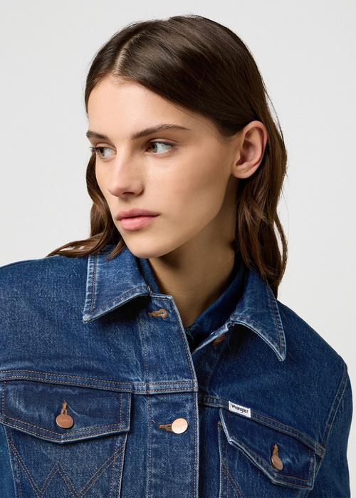 Damska Kurtka Dzinsowa Wrangler Heritage Jacket Icon - 112370832