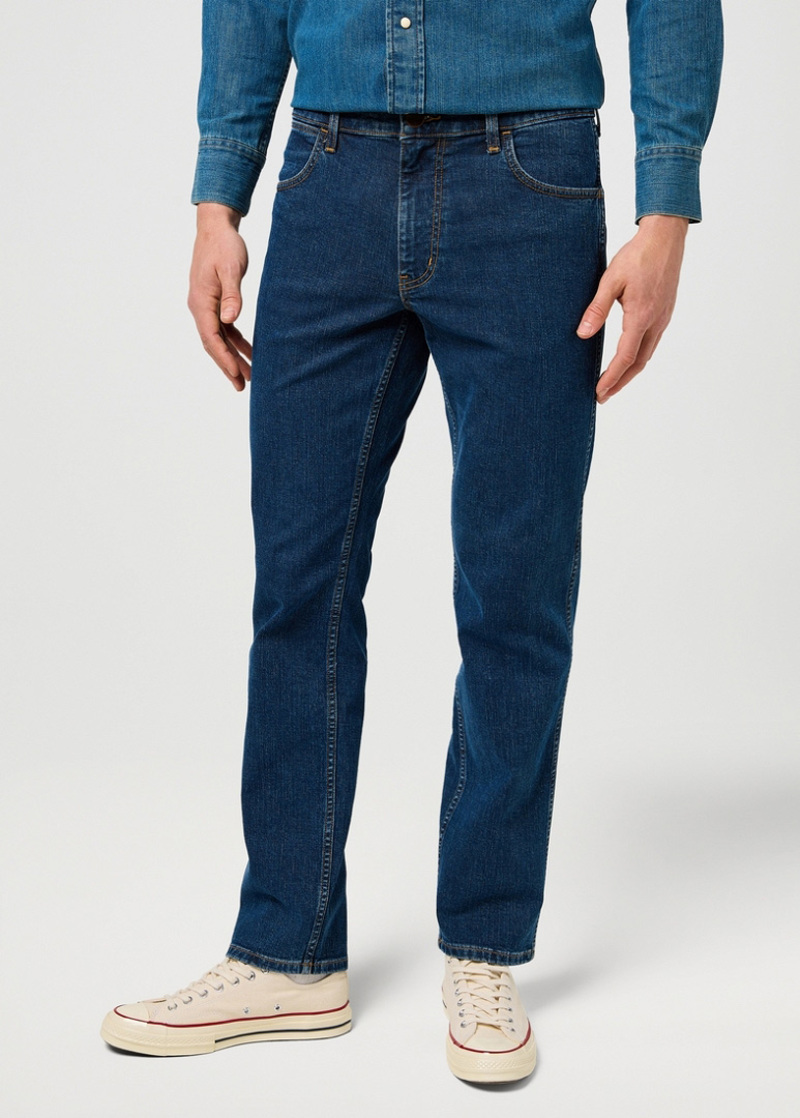 Meskie Spodnie Dzinsowe Wrangler Greensboro Stone River - 112371373