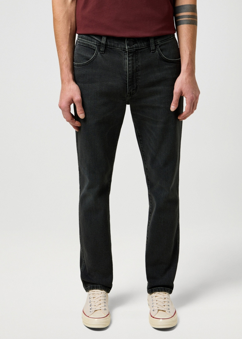 Meskie Spodnie Dzinsowe Wrangler Larston Ash - 112373031