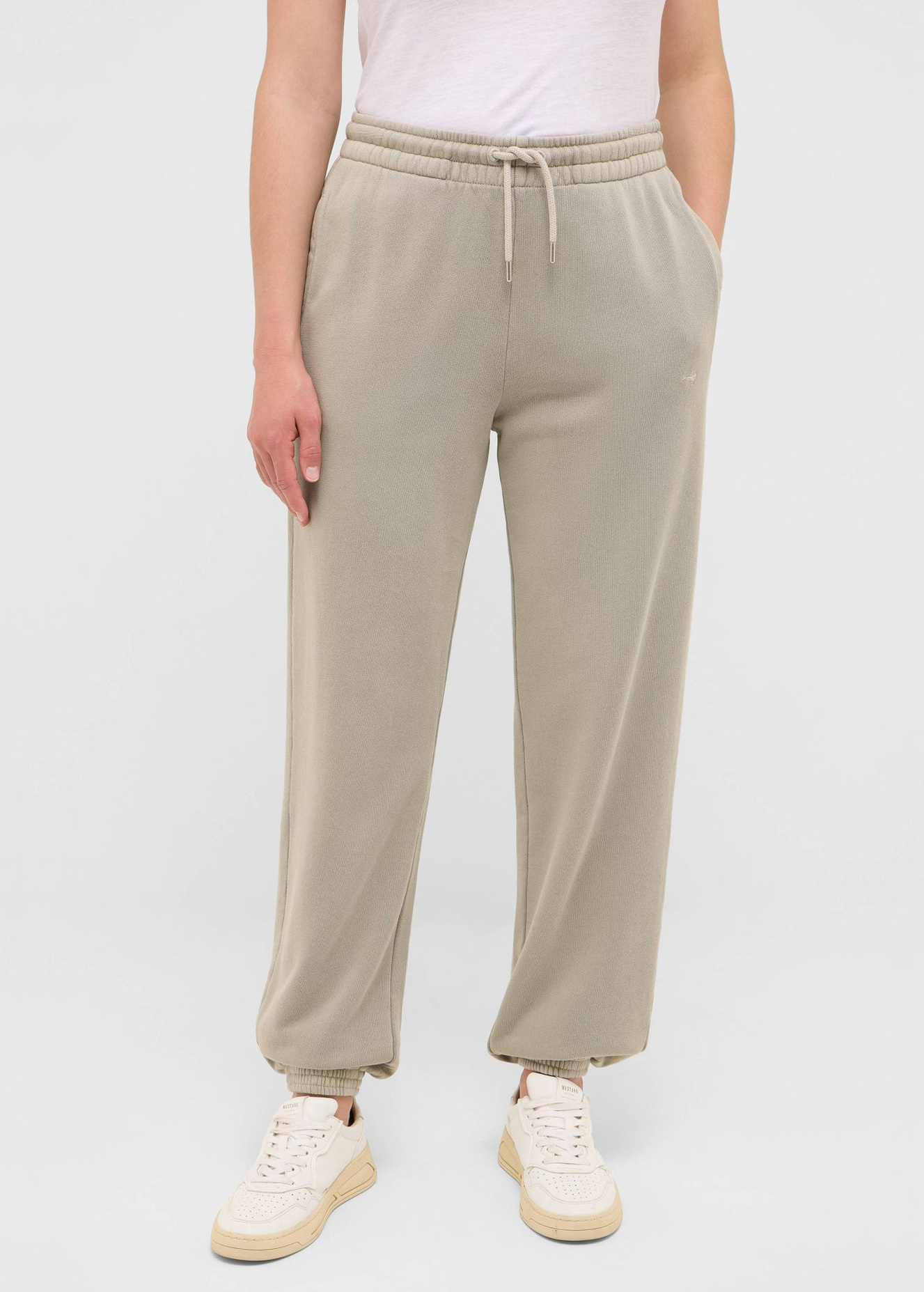 Damskie Spodnie Dresowe Mustang Nucia Ghost Gray - 1016774-4200