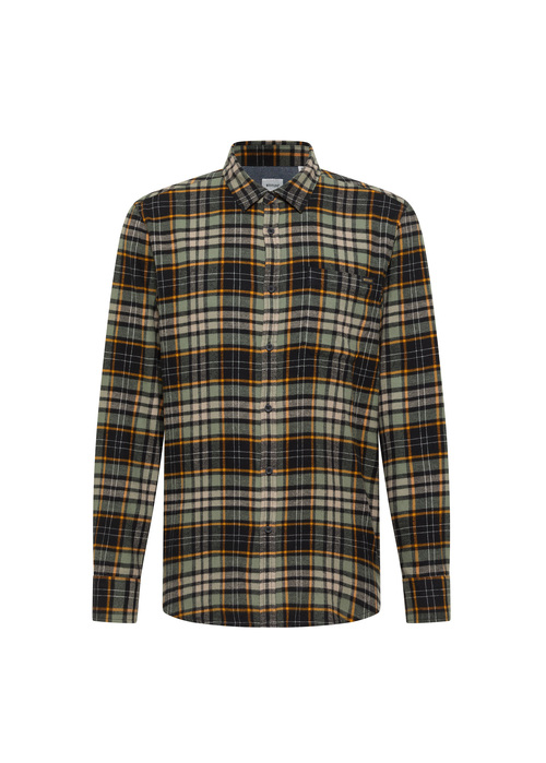 Meska Koszula Materialowe Mustang Eastbridge Brushed Twill Big Check Green - 1016954-12782