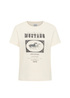 Damski T Shirt Mustang Rosewood Whisper White - 1016758-2013
