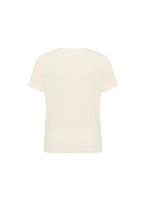 Damski T Shirt Mustang Rosewood Whisper White - 1016758-2013