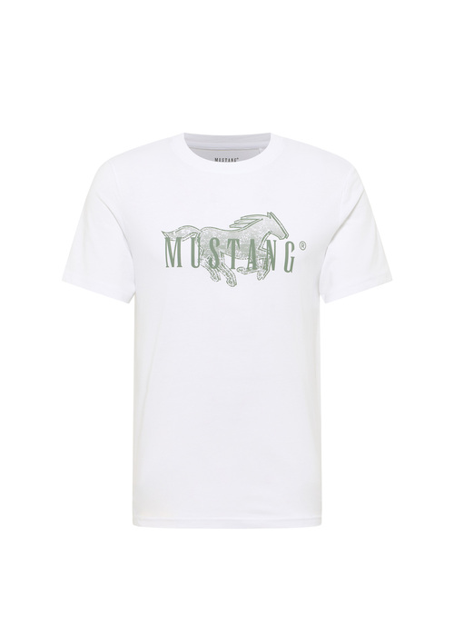 Meski T Shirt Mustang Austin Bright White - 1016858-2007