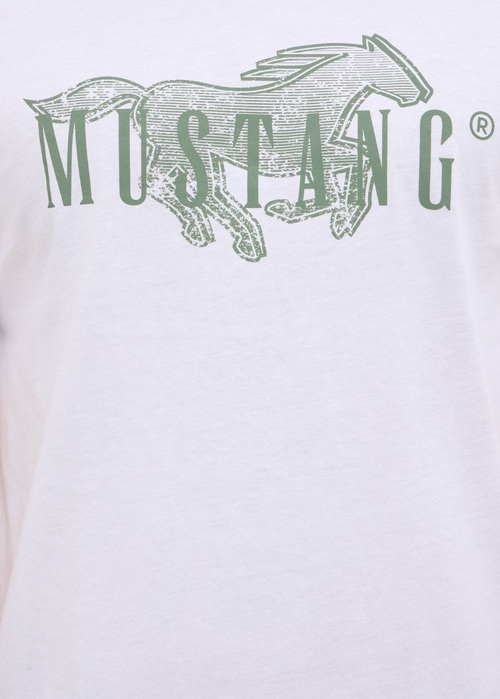 Meski T Shirt Mustang Austin Bright White - 1016858-2007