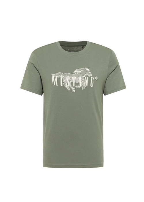 Meski T Shirt Mustang Austin Agave Green - 1016858-6473