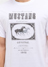 Meski T Shirt Mustang Akron Bright White - 1016864-2007