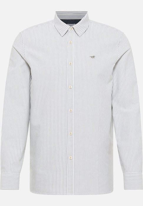 Mska Koszula Materiaowe Mustang Edinburg Green Stripe - 1016953-12800