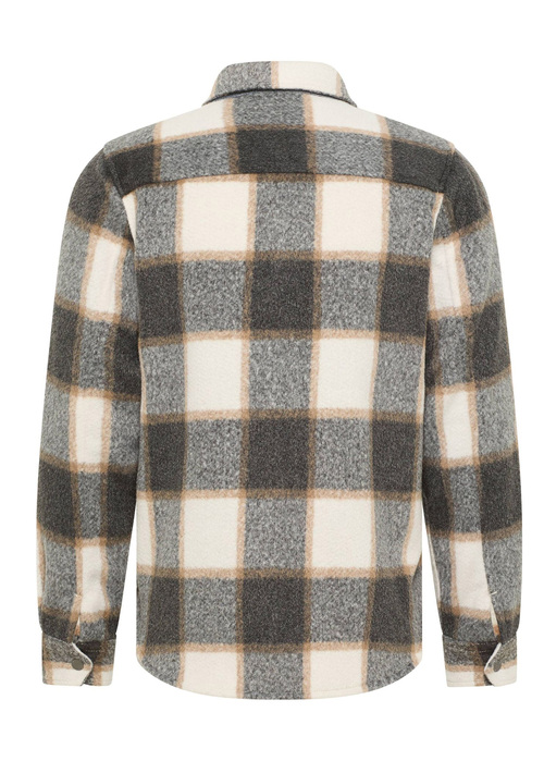 Meska Koszula Materialowe Mustang Philo Big Check Anthracite - 1016893-12778