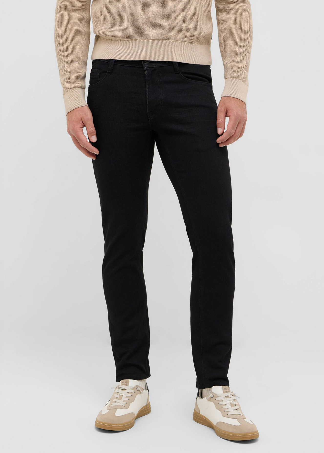 Meskie Spodnie Dzinsowe Mustang Oregon Slim K Denim Black - 1016804-4000-902