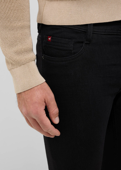 Meskie Spodnie Dzinsowe Mustang Oregon Slim K Denim Black - 1016804-4000-902