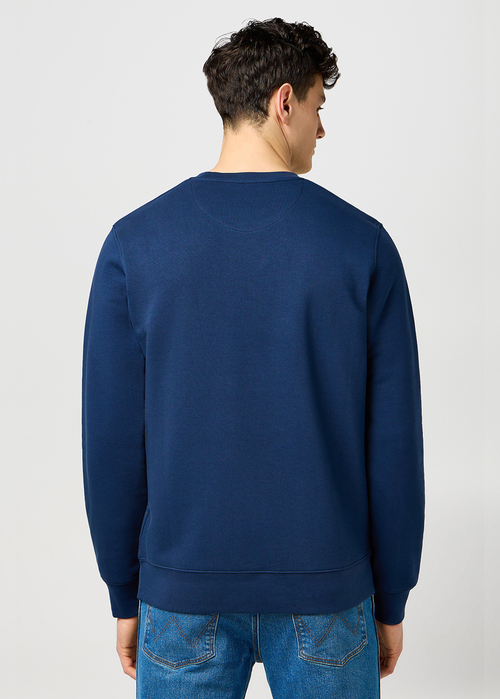 Meska Bluza Wrangler Americana Crew Navy - 112371649