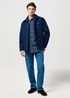 Wrangler Overshirt Dark Blue Check - 112371407 Wrangler Overshirt Dark Blue Check - 112371407