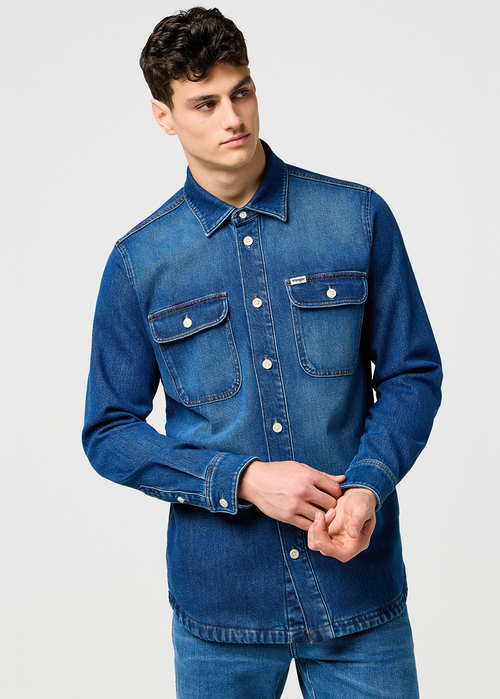 Wrangler Overshirt - Slatebound 112373187