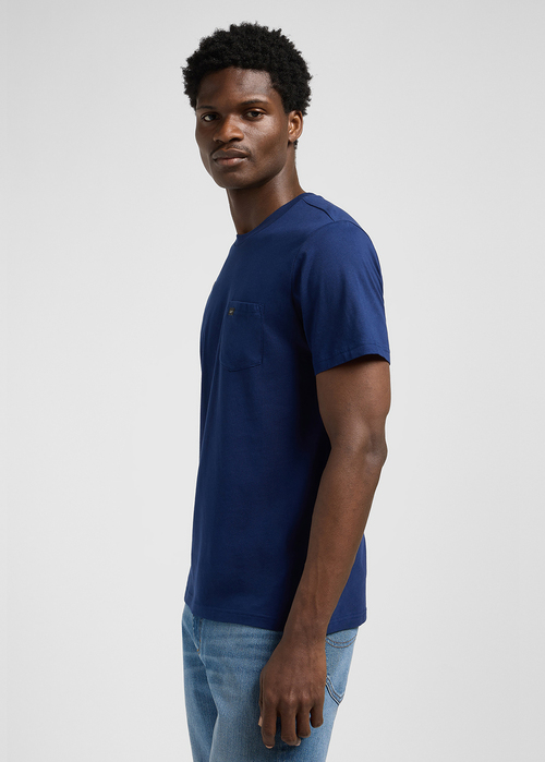 Meski T Shirt Lee Pocket Tee True Navy - 112370423