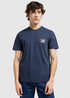 Meski T Shirt Lee Regular Small Logo Tee Mood Indigo - 112370439