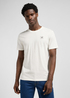 Meski T Shirt Lee Regular Tee Woven Label Ecru - 112370445