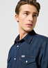 Meska Koszula Dzinsowe Wrangler Western Shirt Midnight Rodeo - 112357193