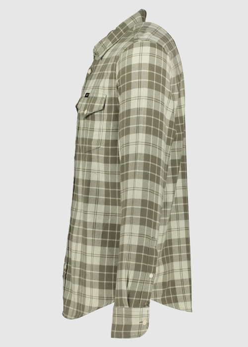 Meska Koszula Materialowe Lee Regular Shirt Mercantile Plaid Check - 112370577