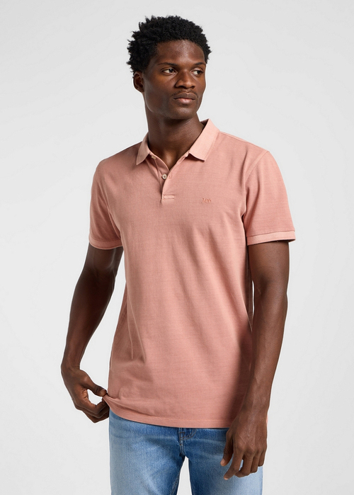 Lee Garment Dye Polo - Sepia 112363861