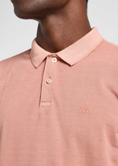Meska Koszulka Polo Lee Garment Dye Polo Sepia - 112363861