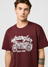 Meski T Shirt Wrangler Americana Tee Decadent Chocolate - 112371413