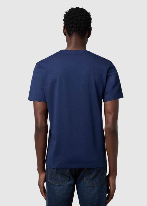Meski T Shirt Wrangler Americana Tee Navy 11237 - 112371415