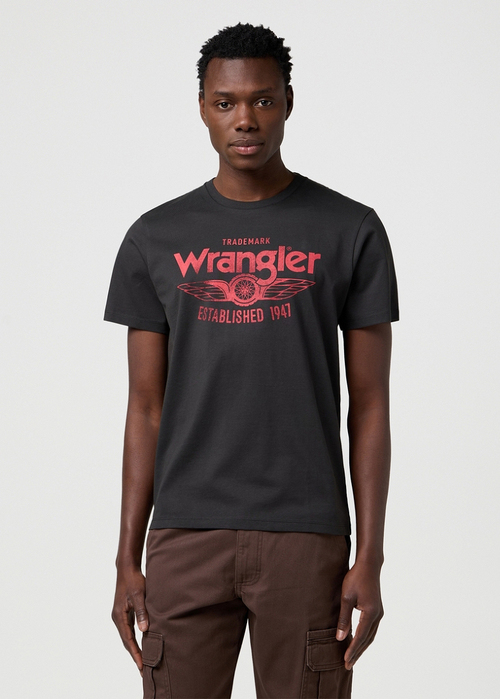 Wrangler Americana Tee - Faded Black 11237 112371416 